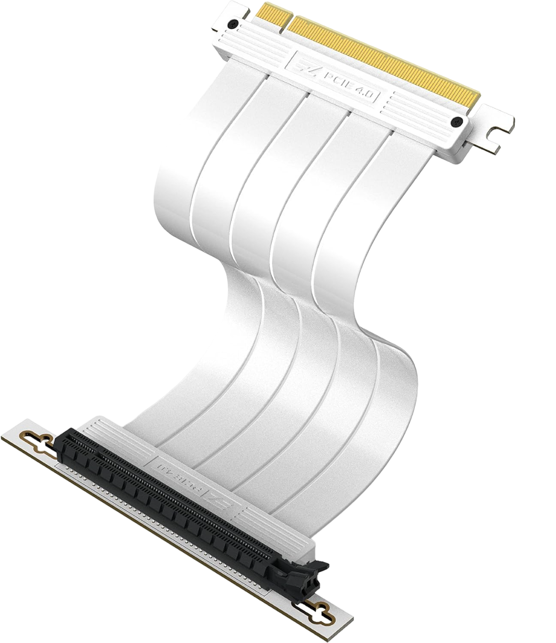 Riser - PCI-e 16x v4.0 (20cm 90°) Blanc